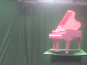 Pink Model Piano